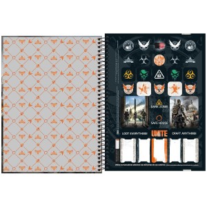 Caderno 10 Matérias Universitário Espiral The Division 2 - Tilibra