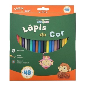Lápis de Cor 48 cores - Leo&Leo
