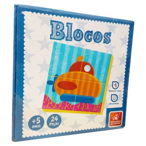 Blocos Didáticos - 24 Peças - Brincadeira de Criança