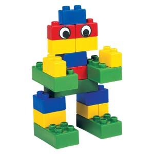 Balde Blocos Escolares - 30 Peças - Big Star