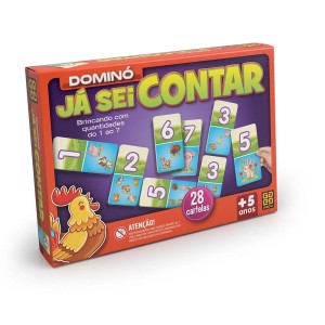Jogo Dominó Já Sei Contar - Grow