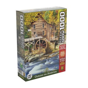 Quebra-cabeça 1000 peças Outono na América - Grow