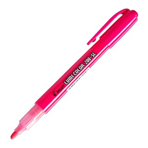 Caixa Marca Texto Lumi Color Rosa - 12 Unidades - Pilot