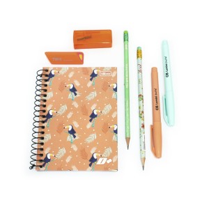 Kit Papelaria Diverso 14 - Tropical