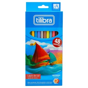 Lápis de Cor 48 Cores - Académie - Tilibra