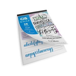 Bloco / Livro de Exercícios p/ Brush Lettering - Cis Graf