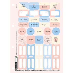 Bloco de Fichário / Refil Caderno Argolado Universitário 80 Folhas Soho - Tilibra