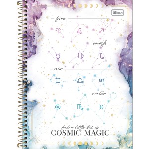 Caderno 10 Matérias Universitário Espiral Magic - Tilibra