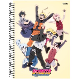 Caderno 1 Matéria Universitário Espiral Boruto - São Domingos