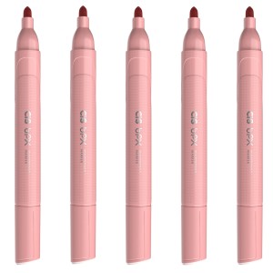 Marcador para Quadro Branco Cis BPX Kit c/ 5 Unidades - Vermelho