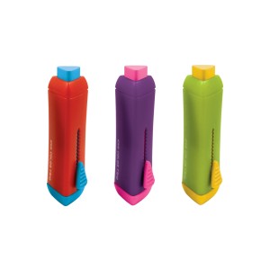 Borracha Retrátil Color Trio Cis - Kit com 3 unidades