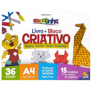 Livro + Bloco Criativo - Escolinha TodoLivro