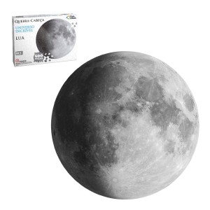 Quebra-Cabeça Redondo 500 peças Lua Universo Incrível - Pais & Filhos
