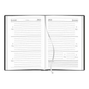 Agenda de Bolso Costurada Semanal Vigo Sortida 7 x 10,5 cm - Pacote com 6 un. - Redoma