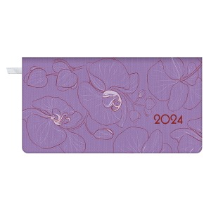 Agenda de Bolso Costurada Semanal 15 x 8 cm Málaga 2024 - Redoma