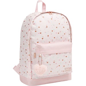 Mochila de Costas Académie Corações Metalizados - Tilibra