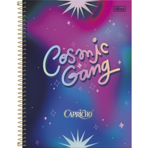 Caderno 10 Matérias  Universitário Espiral Capricho - Tilibra