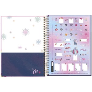 Caderno 10 Matérias Universitário Espiral Capricho - Tilibra